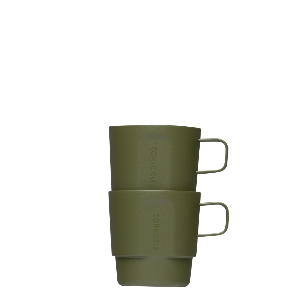 Cafe Stacker Set (2) - Home Refill K5 - 6oz / Olive
