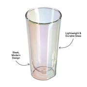 Prism Pint Glass Set (2) - Portable Glassware B2