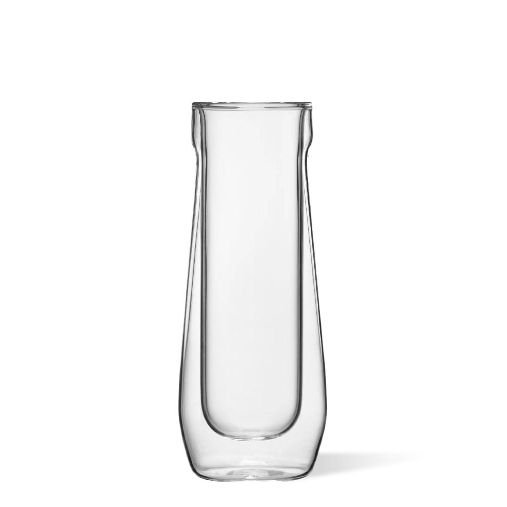 Stemless Flute Glass Set (2) - Smooth Choice L4