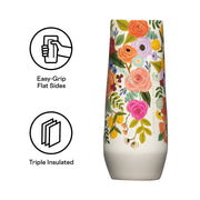 Rifle Paper Co. Stemless Flute - Durable Choice W0