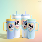 Mickey & Minnie Mouse Retro Rainbow Leakproof Cruiser - Morning Refill T1