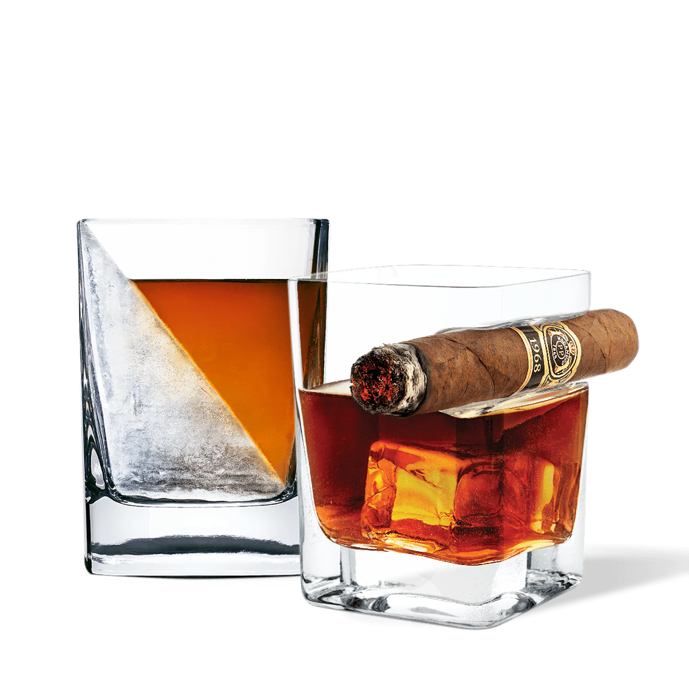 Whiskey Wedge + Cigar Glass Bundle - Clean Whiskey W6 - Default Title