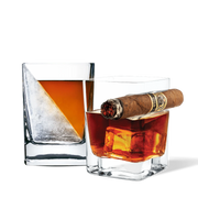 Whiskey Wedge + Cigar Glass Bundle - Clean Whiskey W6